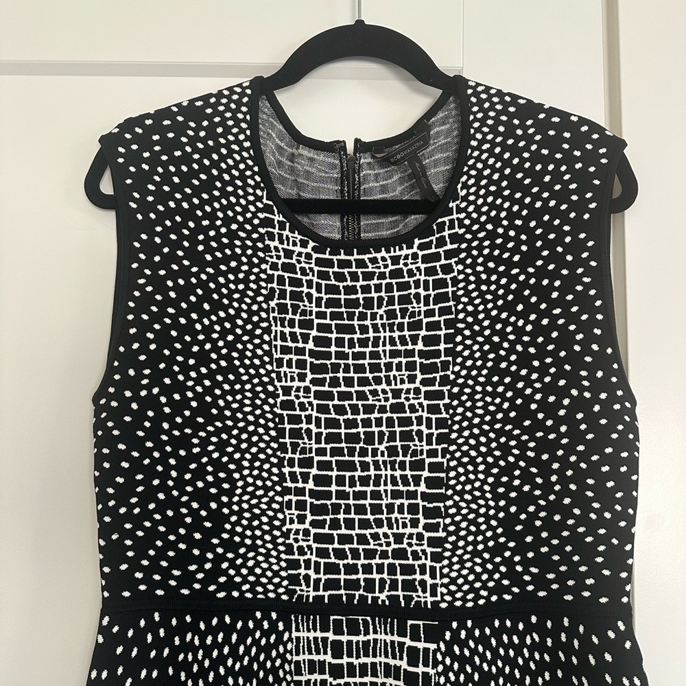 BCBGMAXAZRIA Black and White Dress - Picture 5 of 5